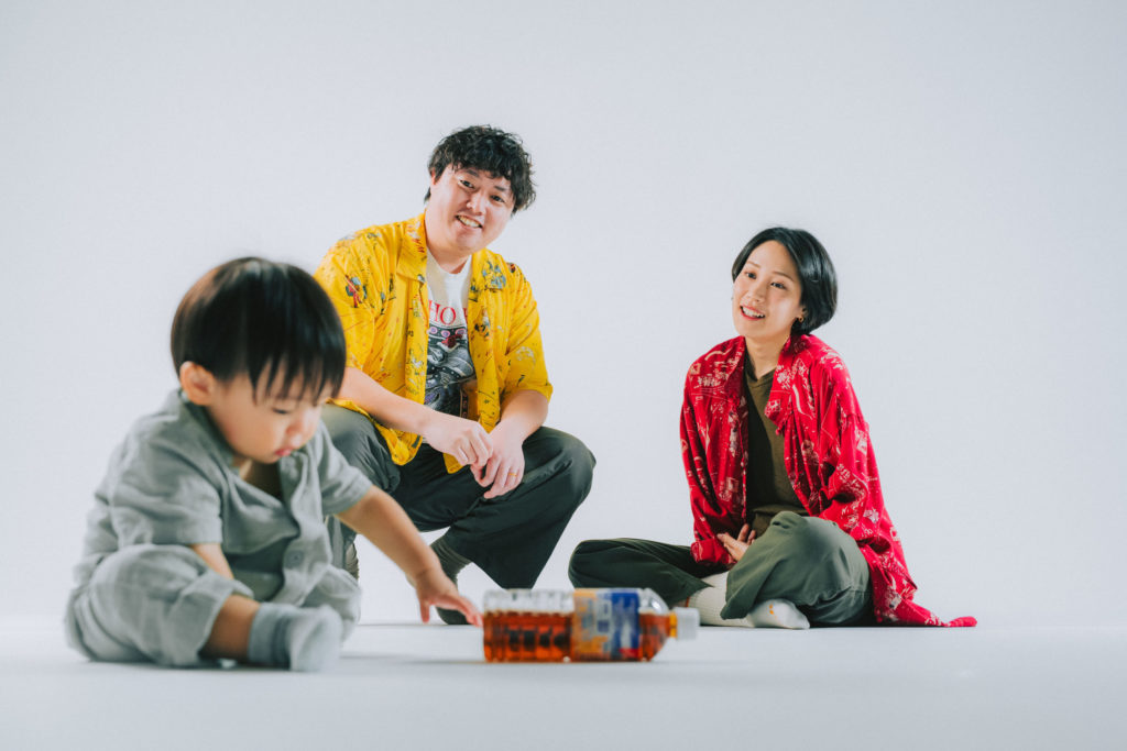 高槻フォトスタジオ「ルートビー」での家族写真
